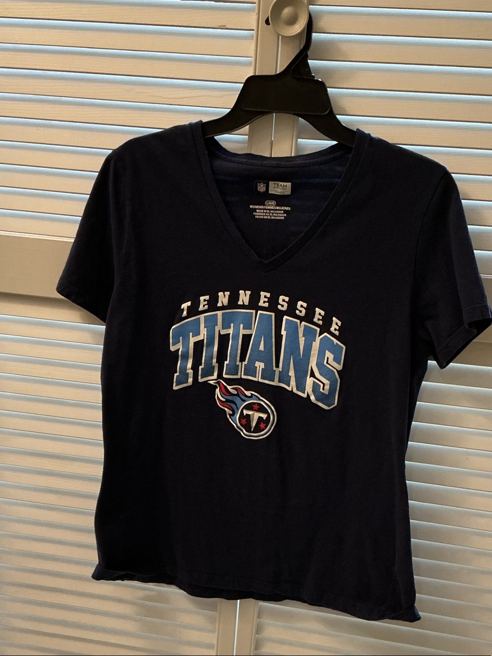 Tennessee Titans Kids Navy V-Neck Tee